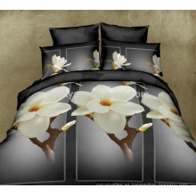 100 Juego de sábanas de cama acolchada de cama de cama de poliéster Juego de sábanas de cama acolchada de cama China